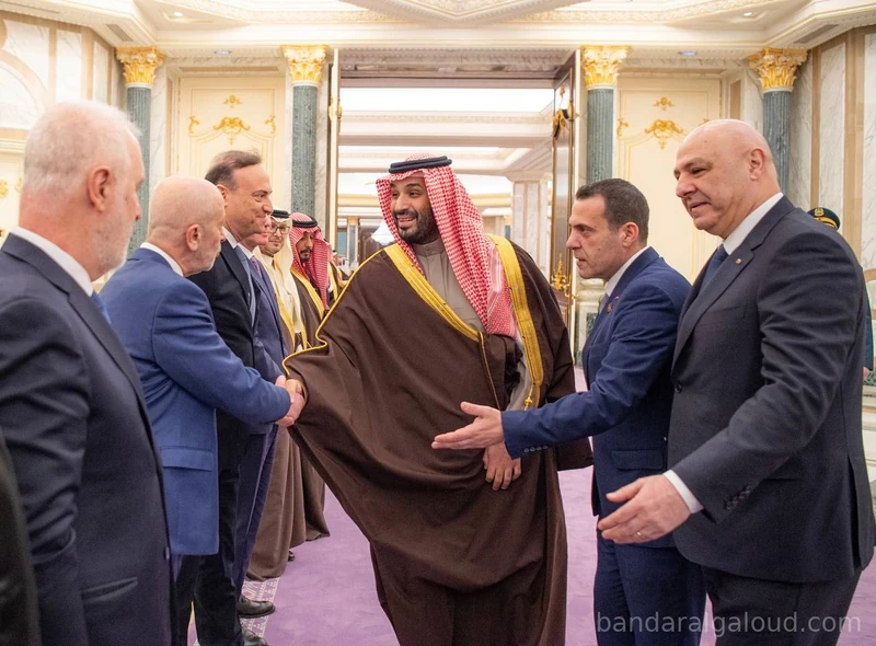 سمو سيدي ولي العهد يستقبل فخامة رئيس الجمهورية اللبنانية في الديوان الملكي. - صورة 7