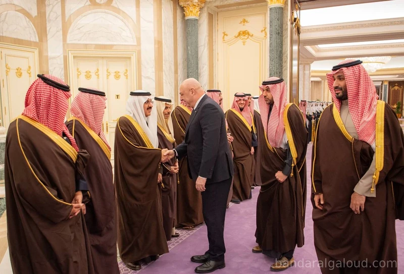 سمو سيدي ولي العهد يستقبل فخامة رئيس الجمهورية اللبنانية في الديوان الملكي. - صورة 10