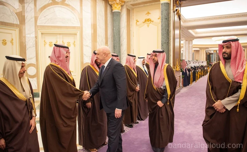 سمو سيدي ولي العهد يستقبل فخامة رئيس الجمهورية اللبنانية في الديوان الملكي. - صورة 11