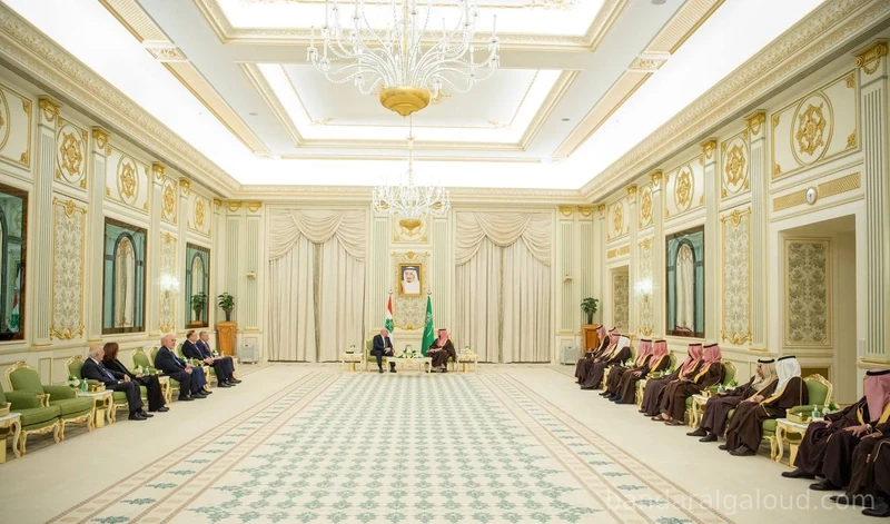 سمو سيدي ولي العهد يستقبل فخامة رئيس الجمهورية اللبنانية في الديوان الملكي. - صورة 14