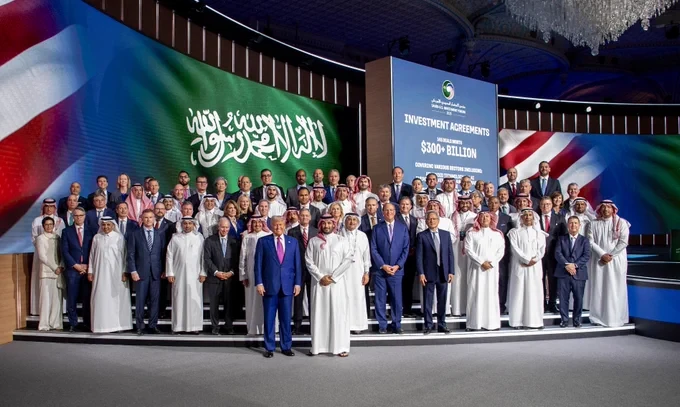 سمو سيدي ولي العهد وفخامة الرئيس الأمريكي يشاركان في منتدى الاستثمار السعودي الأمريكي - صورة 6