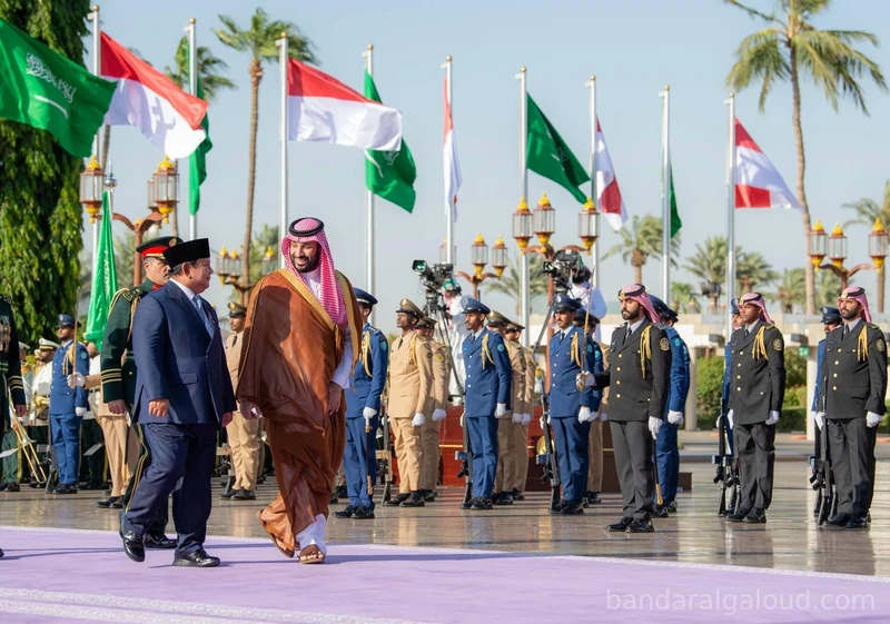 سمو سيدي ولي العهد يستقبل في قصر السلام بجدة، رئيس جمهورية إندونيسيا، ويقيم مراسم استقبال رسمية لفخامته - صورة 5
