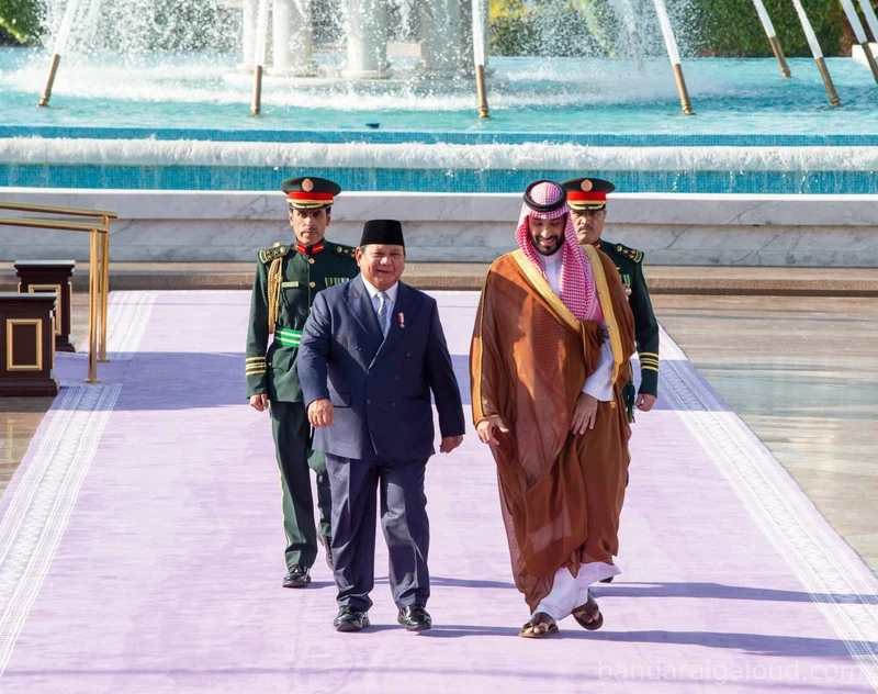 سمو سيدي ولي العهد يستقبل في قصر السلام بجدة، رئيس جمهورية إندونيسيا، ويقيم مراسم استقبال رسمية لفخامته - صورة 6