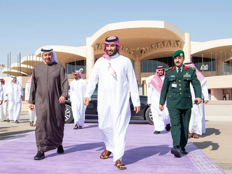 سمو سيدي ولي العهد في مقدمة مودعي سمو رئيس دولة الإمارات العربية المتحدة - صورة 4