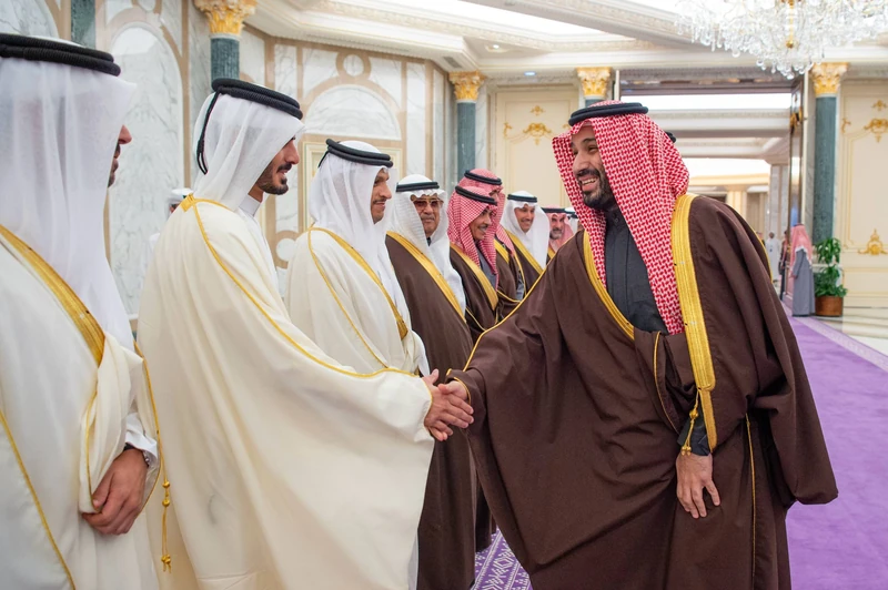 سمو سيدي ولي العهد وأمير دولة قطر يعقدان جلسة مباحثات في قصر اليمامة بالرياض - صورة 10