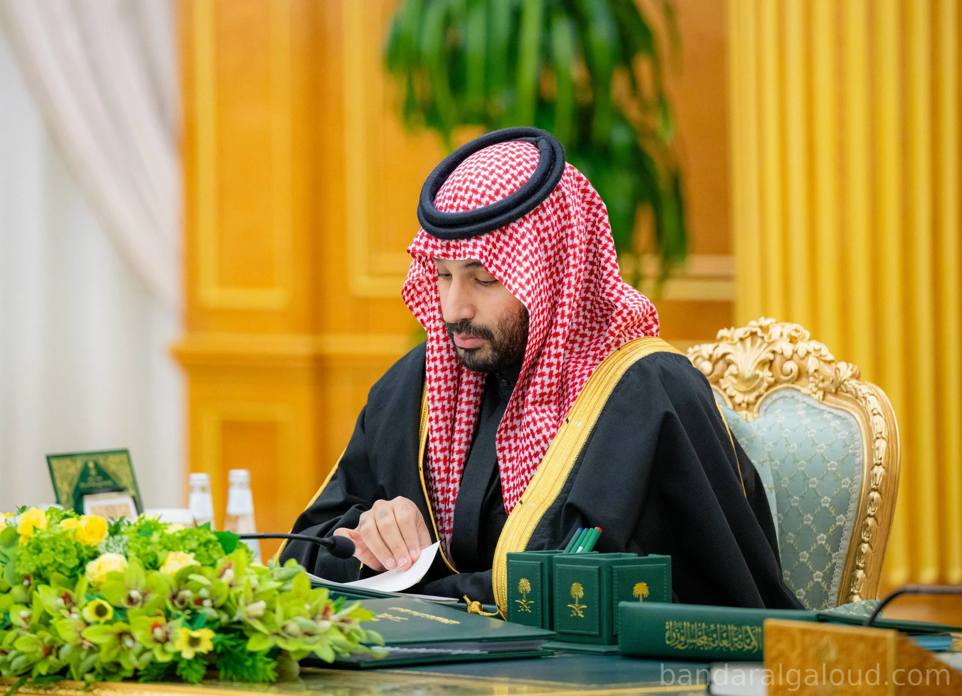 سمو سيدي ولي العهد يرأس جلسة مجلس الوزراء في الرياض - صورة 1