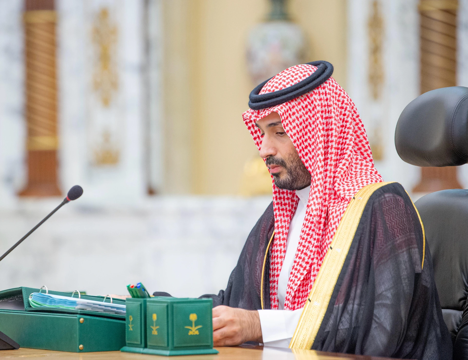 سمو سيدي ولي العهد يرأس جلسة مجلس الوزراء في جدة - صورة 1