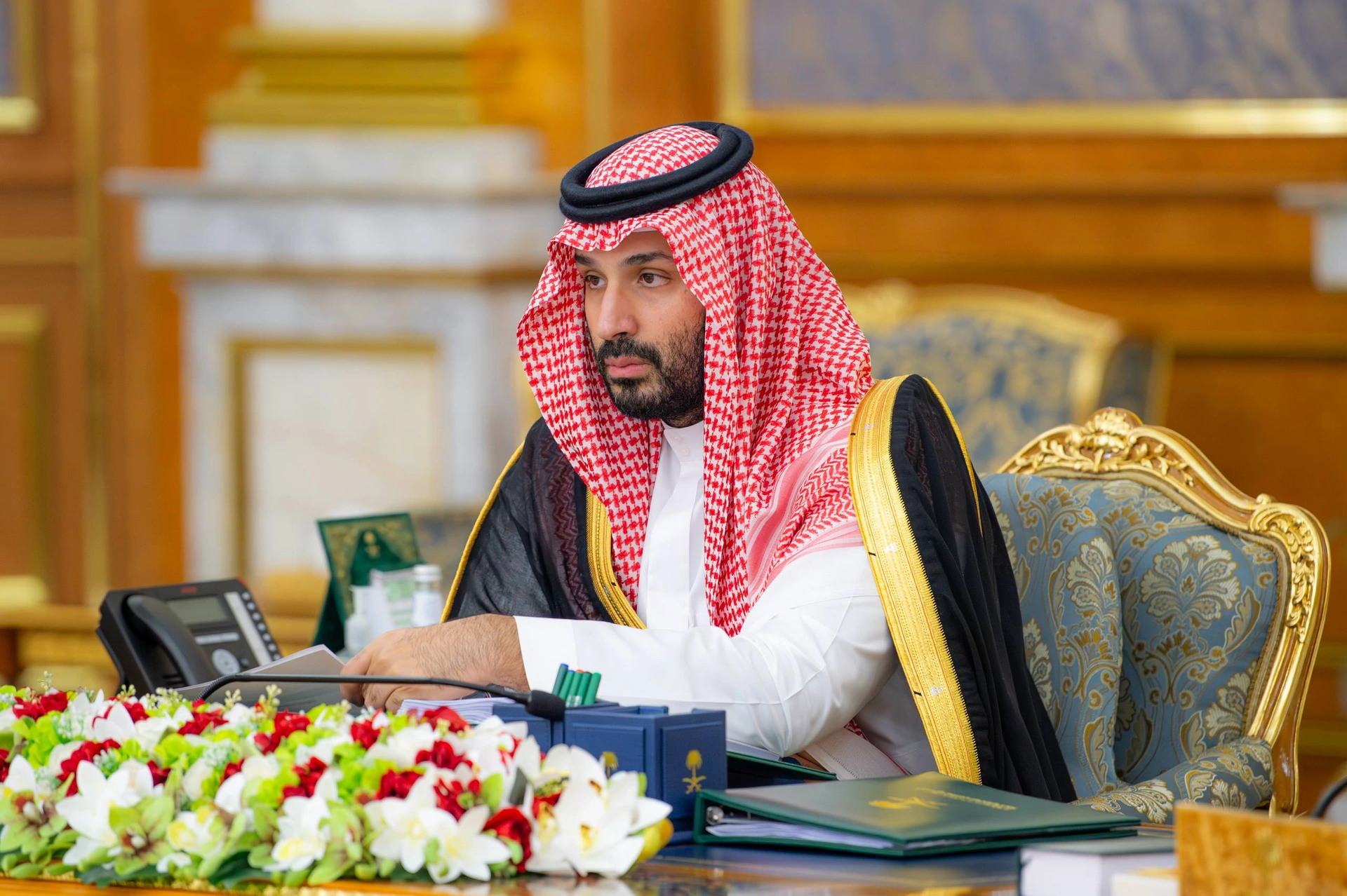 سمو سيدي ولي العهد يرأس جلسة مجلس الوزراء في جدة - صورة 1