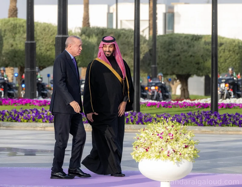 سمو سيدي ولي العهد يستقبل رئيس جمهورية تركيا في قصر اليمامة بالرياض. - صورة 3