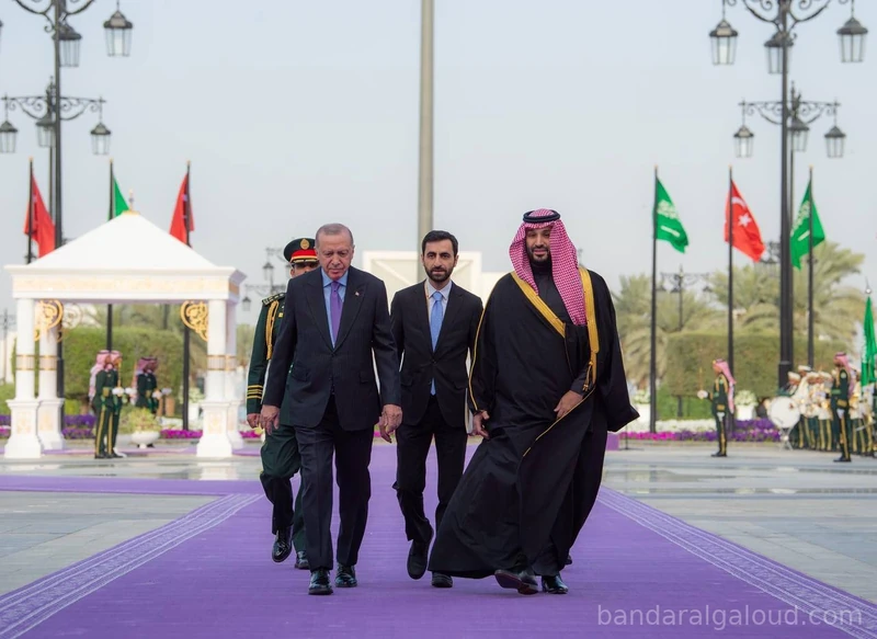 سمو سيدي ولي العهد يستقبل رئيس جمهورية تركيا في قصر اليمامة بالرياض. - صورة 4