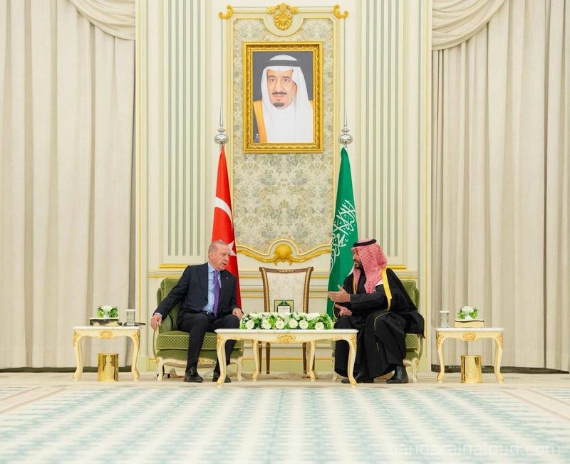 سمو سيدي ولي العهد يستقبل رئيس جمهورية تركيا في قصر اليمامة بالرياض. - صورة 5