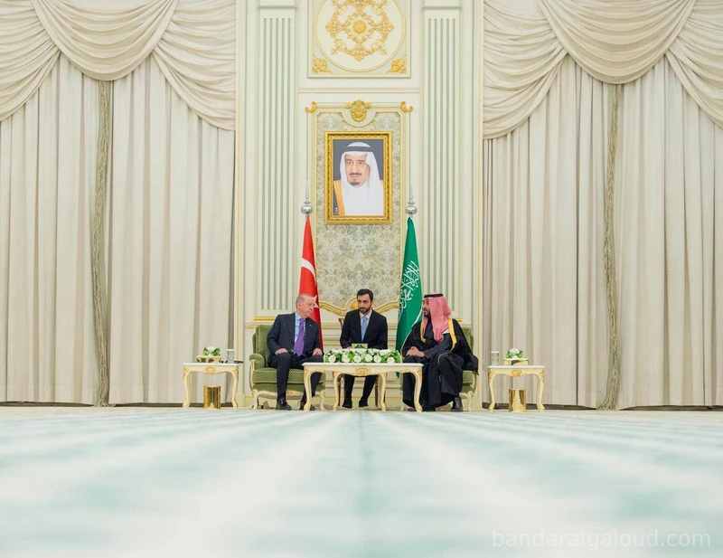 سمو سيدي ولي العهد يستقبل رئيس جمهورية تركيا في قصر اليمامة بالرياض. - صورة 6