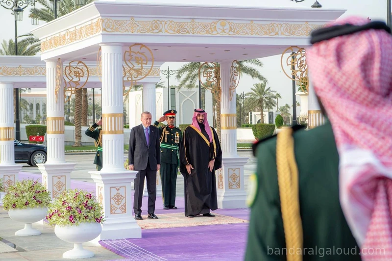 سمو سيدي ولي العهد يستقبل رئيس جمهورية تركيا في قصر اليمامة بالرياض. - صورة 10