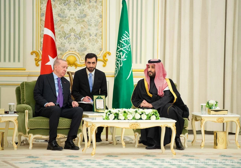 سمو سيدي ولي العهد يستقبل رئيس جمهورية تركيا في قصر اليمامة بالرياض. - صورة 18