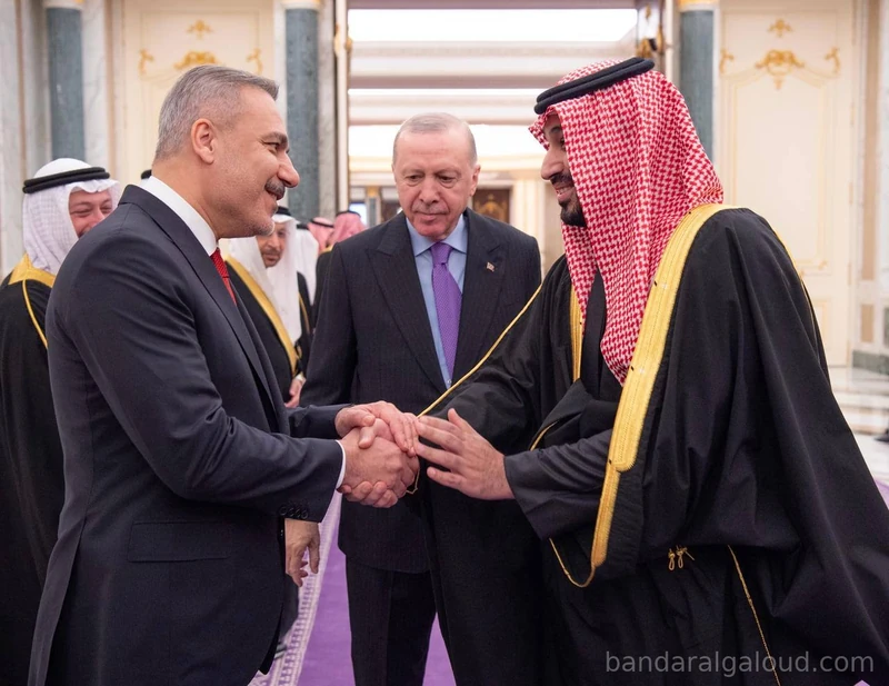 سمو سيدي ولي العهد يستقبل رئيس جمهورية تركيا في قصر اليمامة بالرياض. - صورة 23
