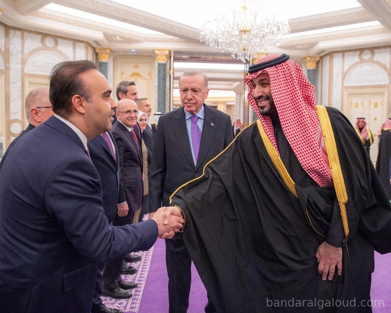 سمو سيدي ولي العهد يستقبل رئيس جمهورية تركيا في قصر اليمامة بالرياض. - صورة 24