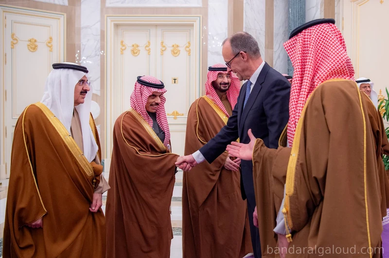 سمو سيدي ولي العهد يستقبل المستشار الألماني في الرياض - صورة 12