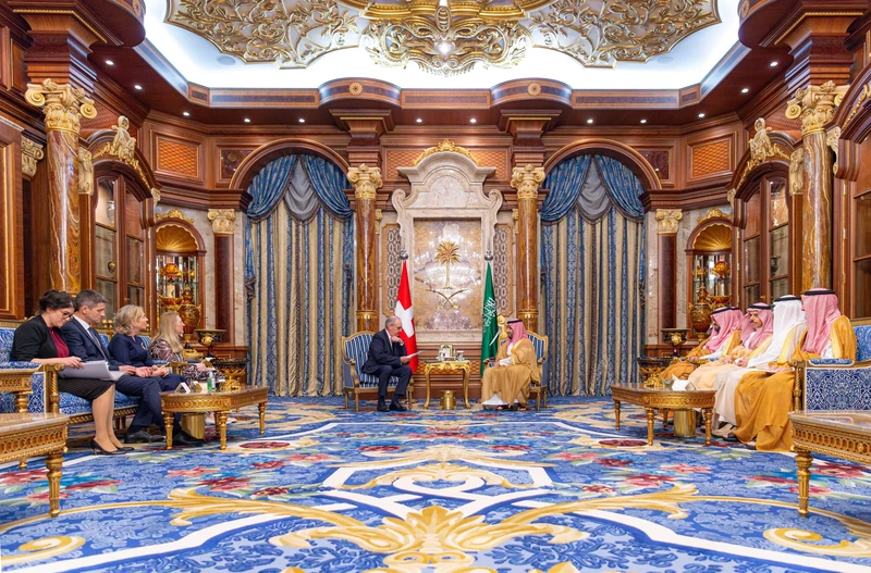 سمو سيدي ولي العهد يلتقي رئيس الاتحاد السويسري - صورة 3
