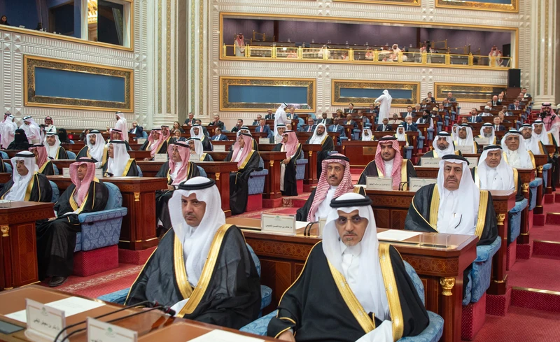 سمو سيدي ولي العهد يفتتح أعمال السنة الثالثة من الدورة التاسعة لمجلس الشورى. - صورة 6