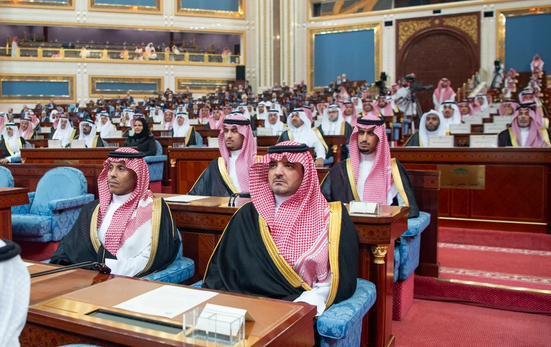سمو سيدي ولي العهد يفتتح أعمال السنة الثالثة من الدورة التاسعة لمجلس الشورى. - صورة 12