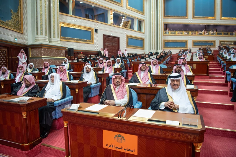 سمو سيدي ولي العهد يفتتح أعمال السنة الثالثة من الدورة التاسعة لمجلس الشورى. - صورة 5