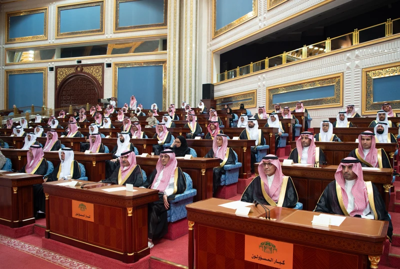 سمو سيدي ولي العهد يفتتح أعمال السنة الثالثة من الدورة التاسعة لمجلس الشورى. - صورة 10