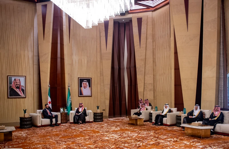 سمو سيدي ولي العهد يلتقي رئيس الجمهورية العربية السورية. - صورة 2