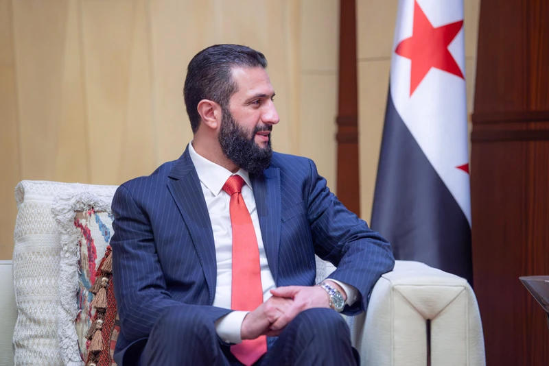 سمو سيدي ولي العهد يلتقي رئيس الجمهورية العربية السورية. - صورة 4